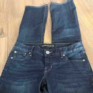 Women’s Express Jeans Barely Boot Ultra Low-rise